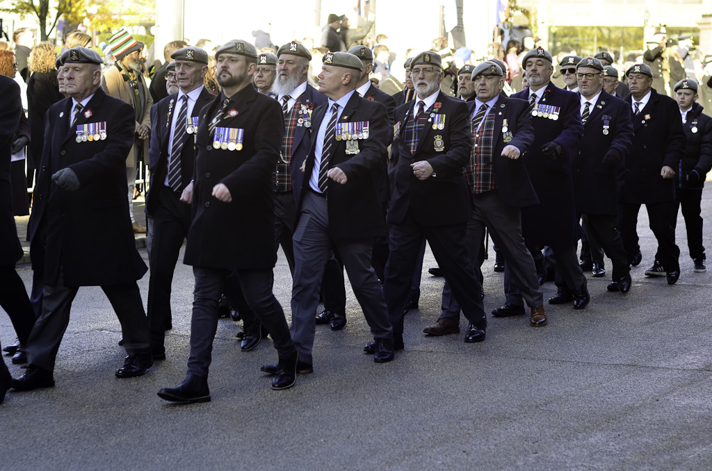 Royal Scots Dragoon Guards Veterans Remembrance Sunday Glasgow 2023