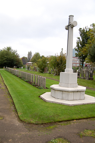 Polish war graves at Cardonald cemetery, Glasgow.