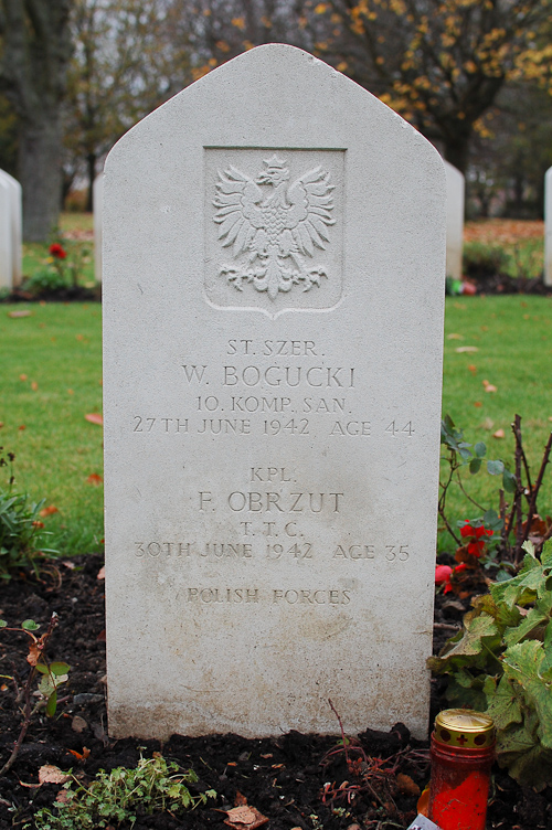 Franciszek Obrzut Polish War Grave