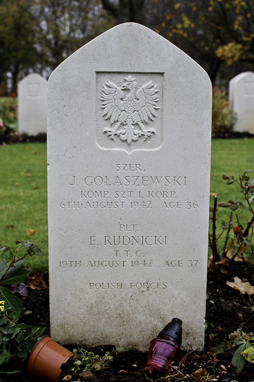 Edward Rudnicki Polish War Grave