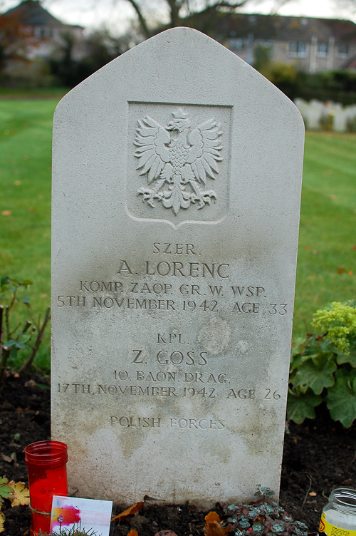 Adam Lorenc Polish War Grave