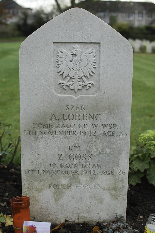 Adam Lorenc Polish War Grave