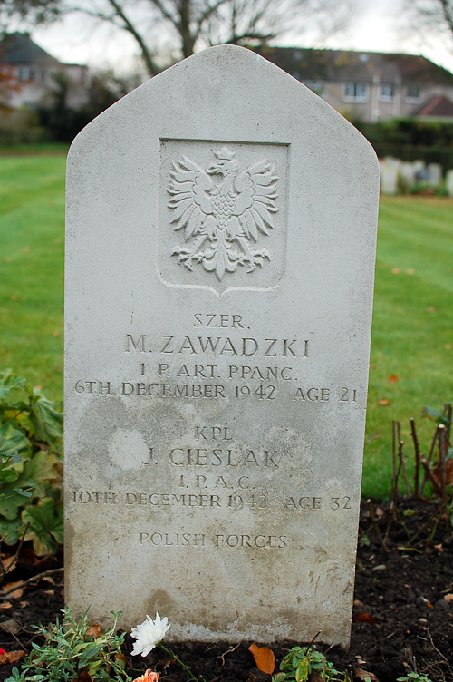Jan Cieślak Polish War Grave