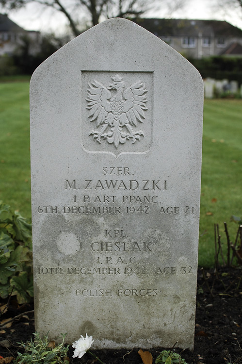 Jan Cieślak Polish War Grave