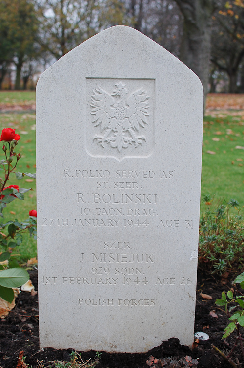 Ryszard Polko (served as Boliński) Polish War Grave