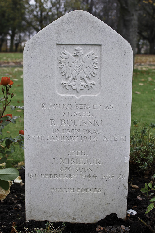 Ryszard Polko (served as Boliński) Polish War Grave