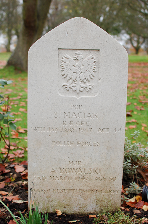 Stanisław Maciak Polish War Grave
