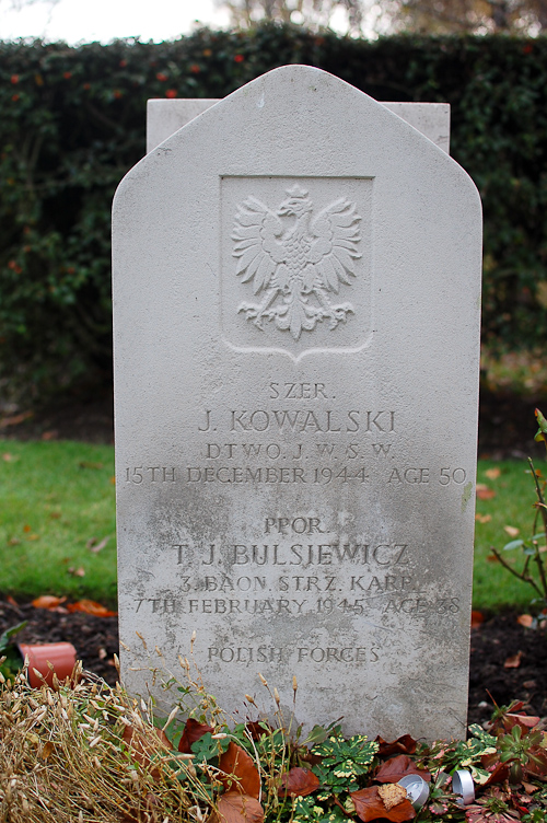 Julian Kowalski Polish War Grave