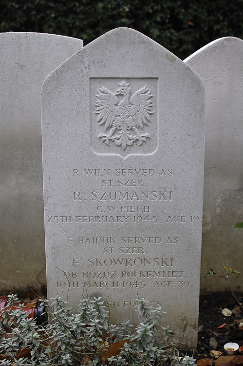 Ryszard Wilk (served as Szumański) Polish War Grave