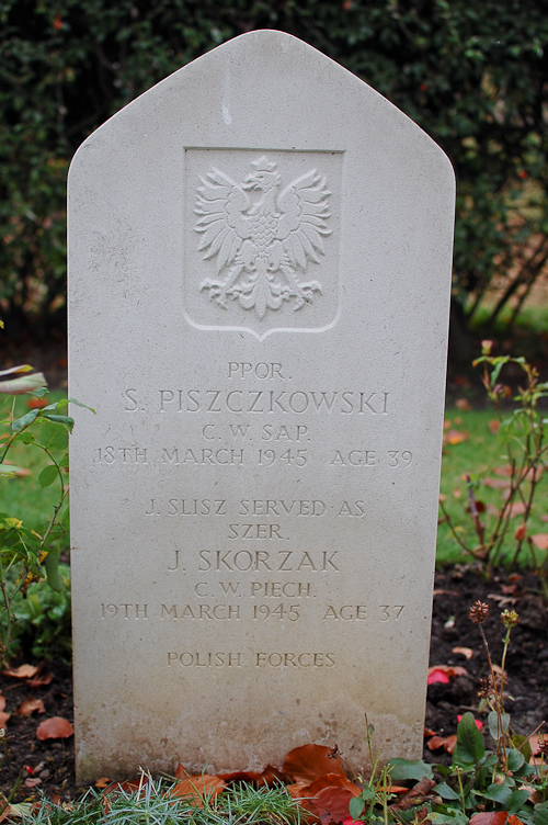 Józef Slisz (served as Skorzak) Polish War Grave