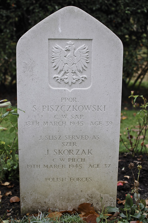 Józef Slisz (served as Skorzak) Polish War Grave