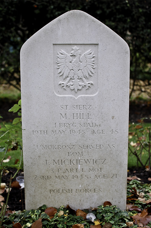 Jan Mokrosz (served as Mickiewicz) Polish War Grave