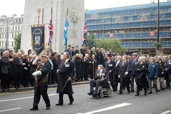 Royal Scots Dragoon Guards Association - Remembrance Sunday Glasgow 2011