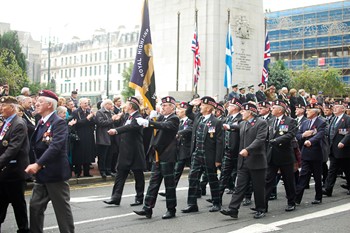 Royal Highland Fusiliers Association - Remembrance Sunday Glasgow 2011