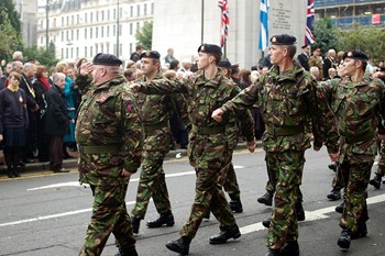 Soliders Parade - Remembrance Sunday Glasgow 2011