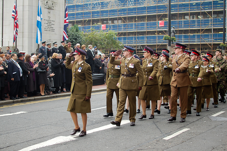 205 (Scottish) Field Hospital (Volunteers) - Remembrance Sunday Glasgow 2011