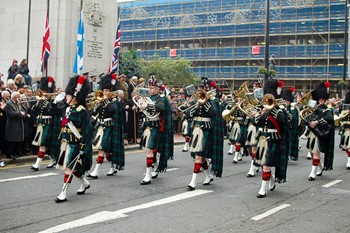 Military Band - Remembrance Sunday Glasgow 2011