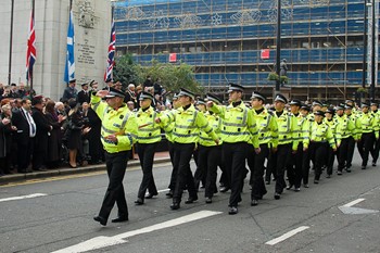 Police - Remembrance Sunday Glasgow 2011