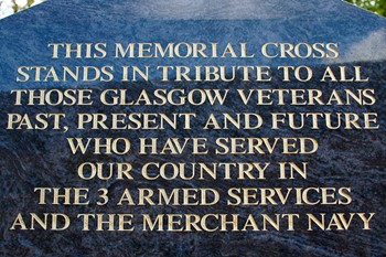 Inscription - Veterans Memorial Monument, Knightswood, Glasgow
