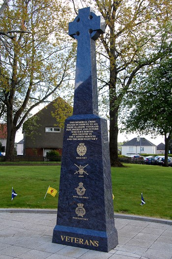 Veterans Memorial Monument in Knightswood, Glasgow