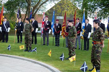 Veterans and Army Cadets - Veterans Memorial Monument, Knightswood, Glasgow