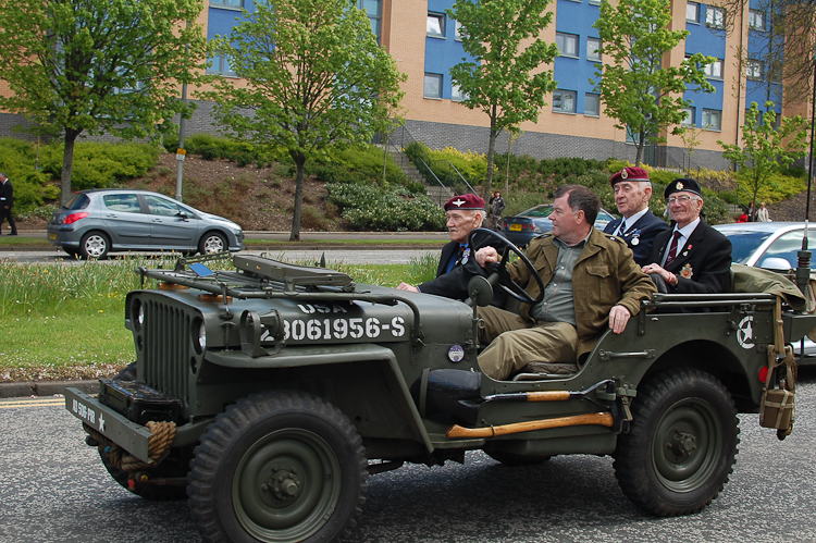 Victory in Europe Parade in Glasgow