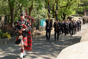 Veterans Royal Highland Fusiliers - Memorial Glasgow 2012