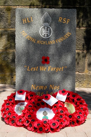 Memorial Royal Highland Fusiliers - Glasgow 2012