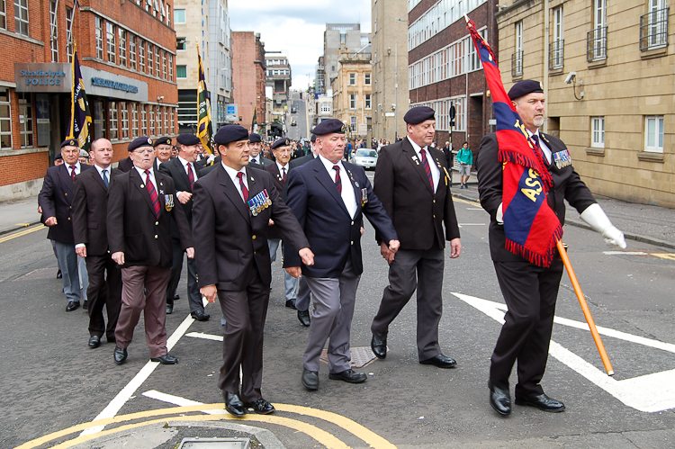 Military Parade - Armed Forces Day Glasgow 2012