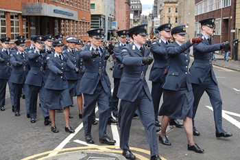 Universities of Glasgow and Strathclyde Air Squadron- Armed Forces Day Glasgow 2012
