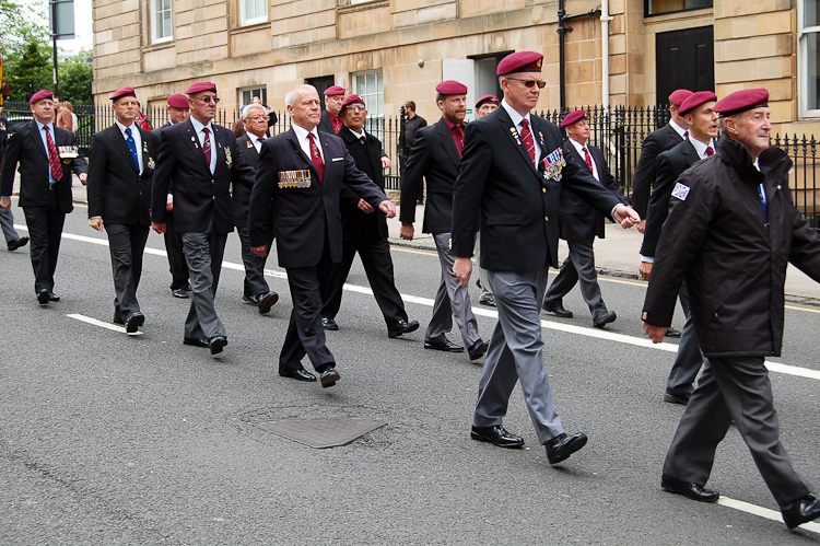 Parachute Veterans - Armed Forces Day Glasgow 2012