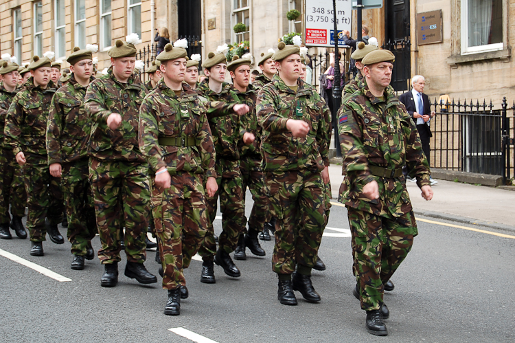 Cadets - Armed Forces Day Glasgow 2012