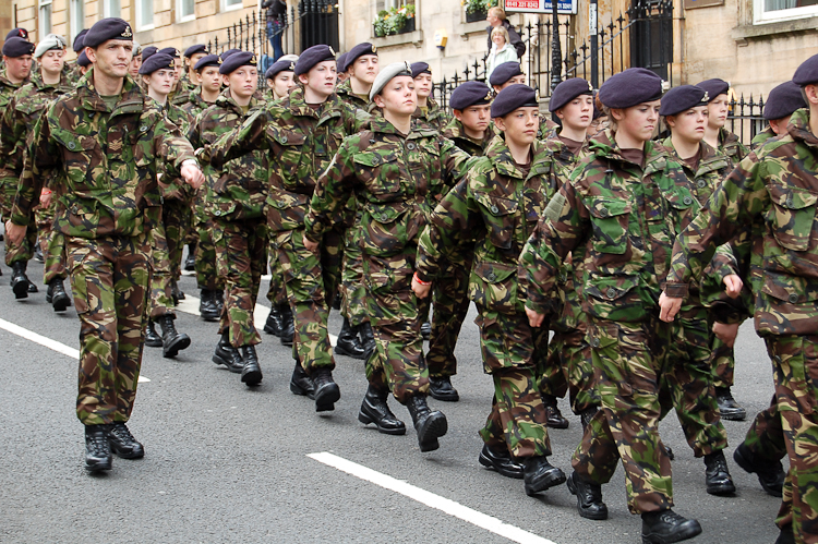 Parade of Cadets - Armed Forces Day Glasgow 2012