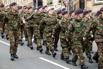 Parade of Cadets - Armed Forces Day Glasgow 2012