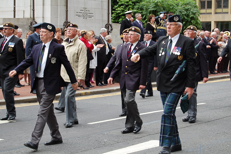 Veterans - Armed Forces Day Glasgow 2012
