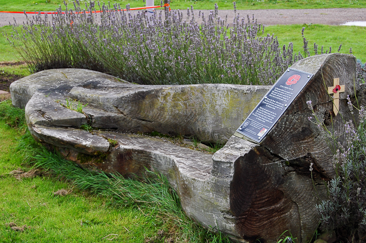 John McCrae Tree Seat - National Memorial Arboretum