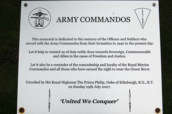 United We Conquer - Army Commandos Memorial