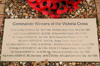 Victoria Cross - Army Commandos Memorial