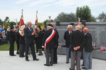 Polish Veterans at Polish Armed Forces Memorial - 2012 Commemoration