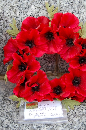 Wreath Polish Heritage Society - Polish Armed Forces Memorial 2012