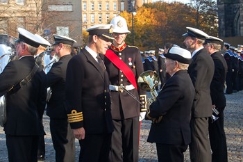 Inspection of Royal Navy Band - Seafarers' Service, Glasgow Cathedral in 2012