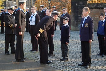 Parade Inspection - Seafarers' Service, Glasgow Cathedral in 2012