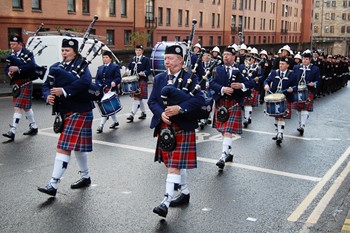 Strathclyde Fire and Rescue Band - Remembrance Sunday Glasgow 2012