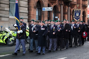 Royal Marine Veterans - Remembrance Sunday Glasgow 2012