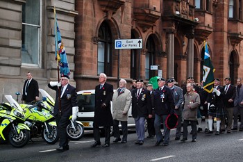 Veterans on Parade - Remembrance Sunday Glasgow 2012