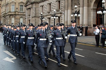 Royal Air Force Lossiemouth - Remembrance Sunday Glasgow 2012