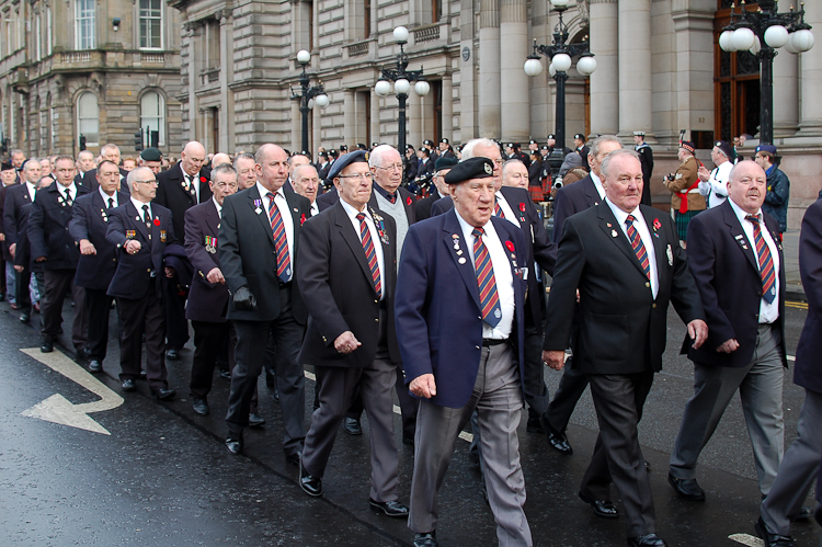 Veterans on Parade - George Square Glasgow 2012