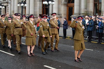 205 (Scottish) Field Hospital (Volunteers) - Remembrance Sunday Glasgow 2012