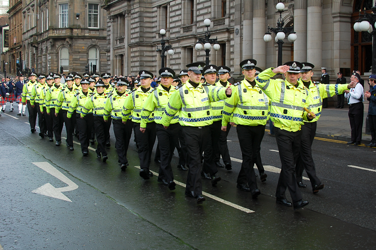 Police - Remembrance Sunday Glasgow 2012