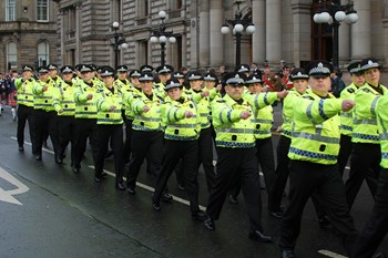 Police on Parade - Remembrance Sunday Glasgow 2012